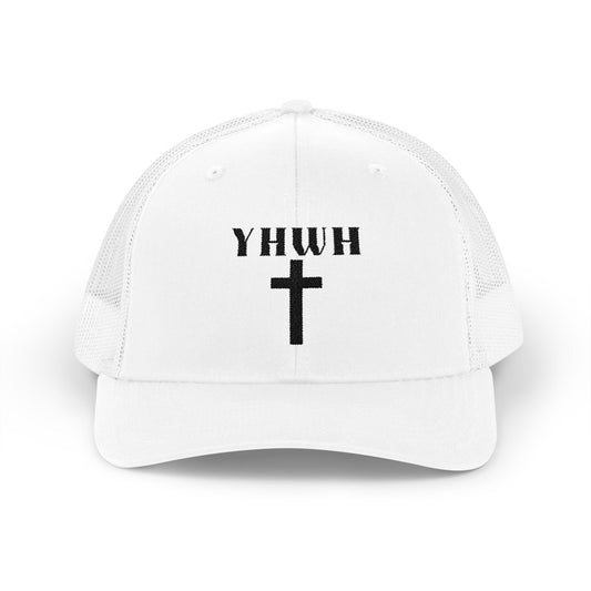 Faith-Inspired Snapback Trucker Cap with Cross - Perfect for Everyday Wear or Religious Events
